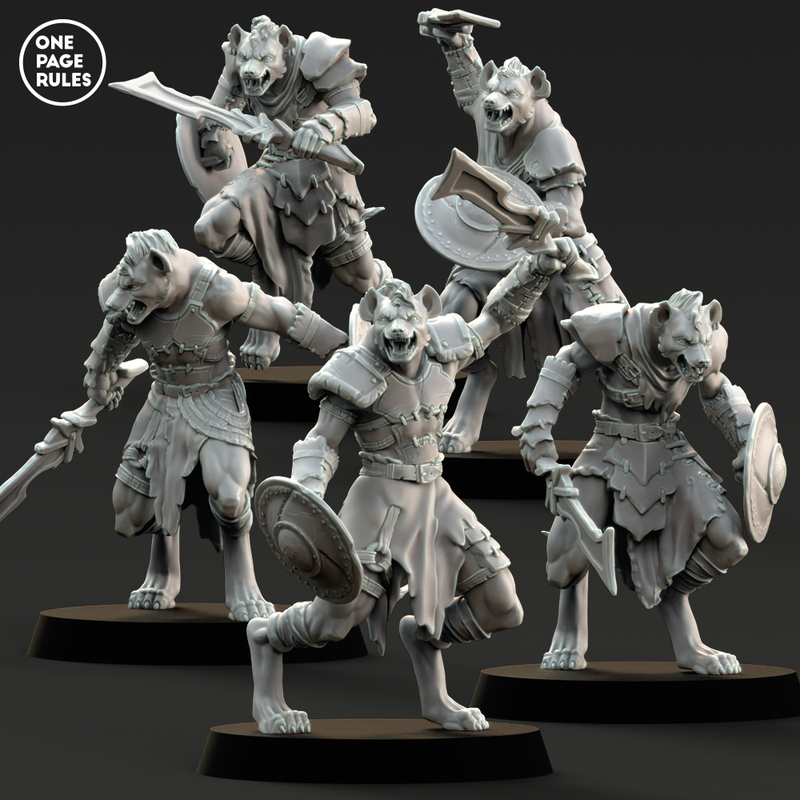 Beastmen Sword Hunters (5 Models) - Only-Games