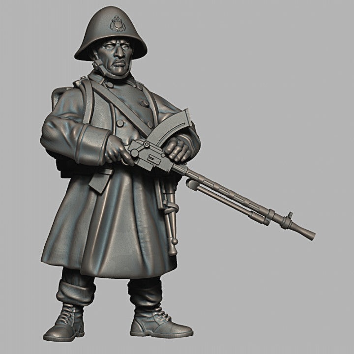 WW2 Danish Infantry - Puddle Bases - Only-Games