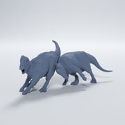 Charonosaurus juvenile fight 1-35 scale dinosaur - Only-Games