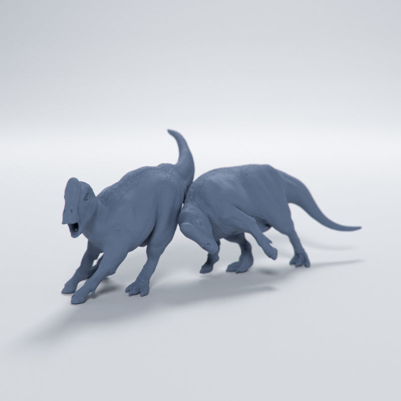 Charonosaurus juvenile fight 1-35 scale dinosaur - Only-Games