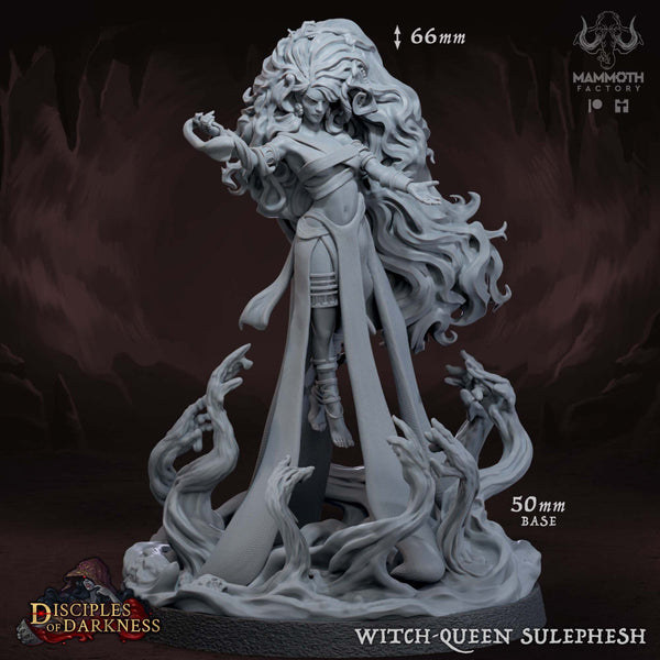 Witch-Queen Sulapesh (50mm Base) - Only-Games