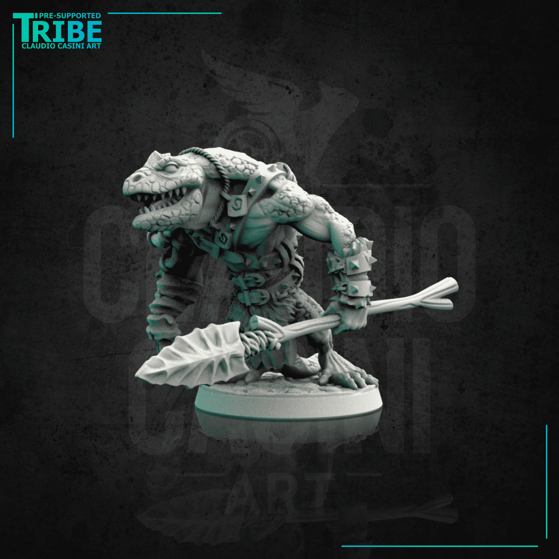 (0009) Troglodyte with spear - Claudio Casini Art - Miniatures by Only ...