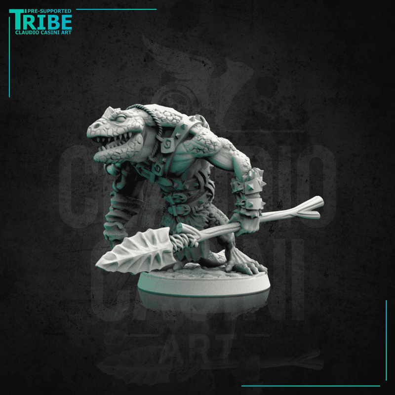 (0009) Troglodyte with spear - Only-Games