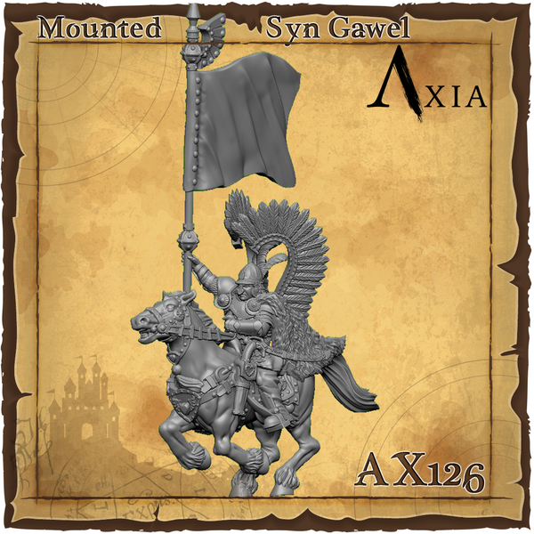 AX126  Syn Gawel Standard Bearer, Winged Hussar Amber Husaria - Only-Games