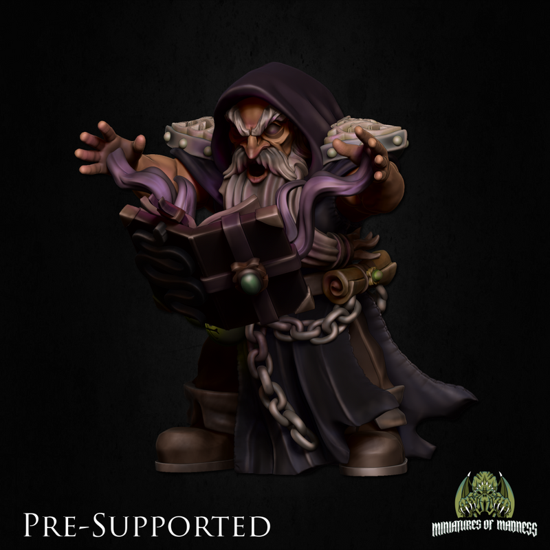 Kamli The Summoner [32mm Scale] Wizard Dwarf - Only-Games