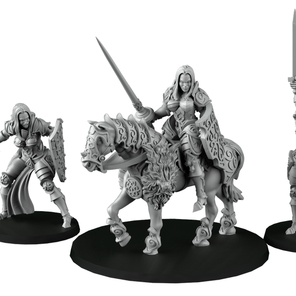 Paladin Girls 3miniatures - Only-Games