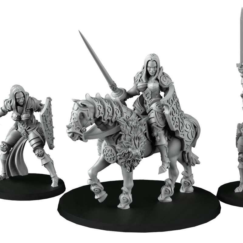 Paladin Girls 3miniatures - Only-Games