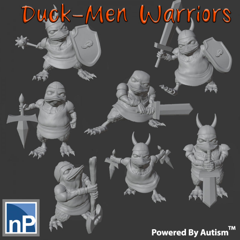 Fantasy Duck-Men Warriors - Only-Games