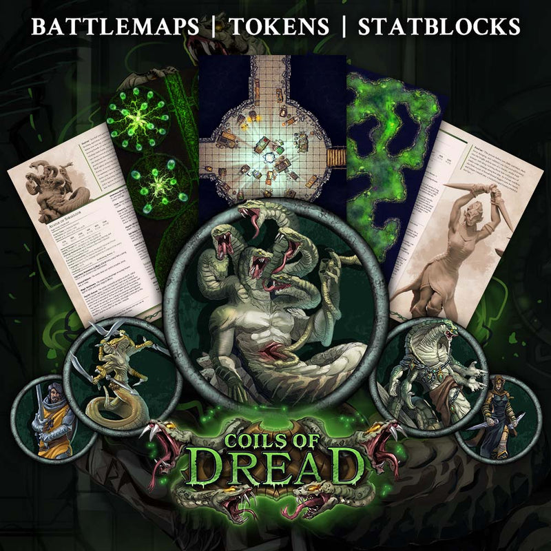 Coils of Dread - Physical 5e Adventure Booklet - Only-Games