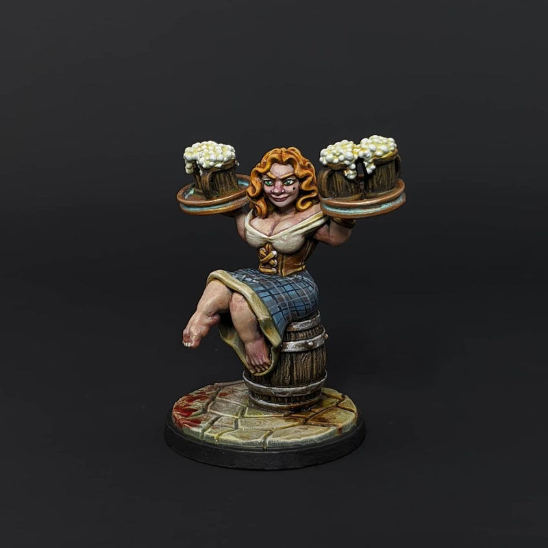 Dorella Breakheart [32mm Scale] Female Dwarf Innkeeper - Only-Games