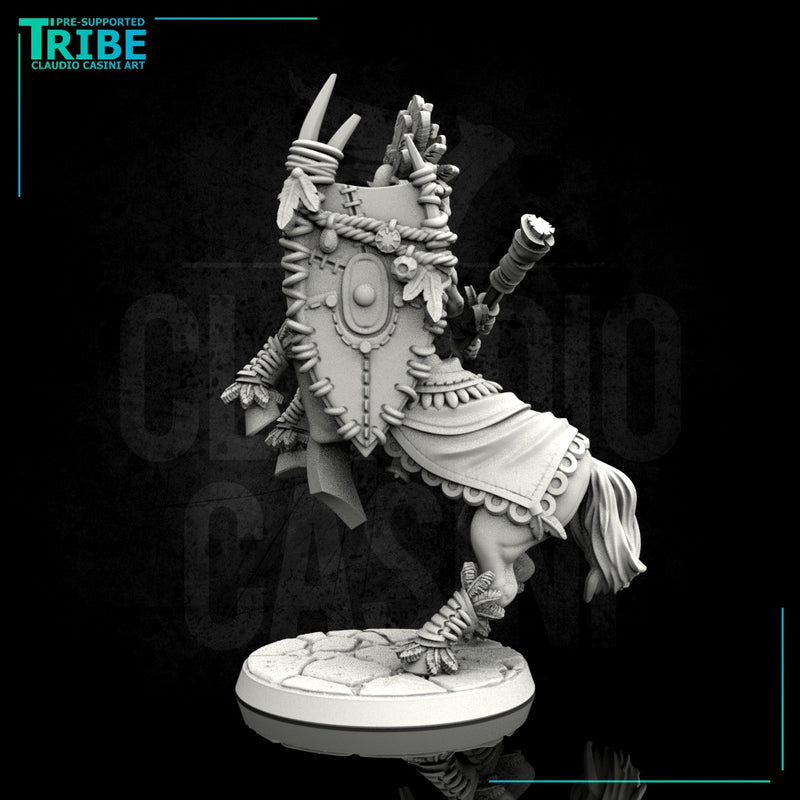 (0114) Male warrior centaur with spear and shield - Only-Games