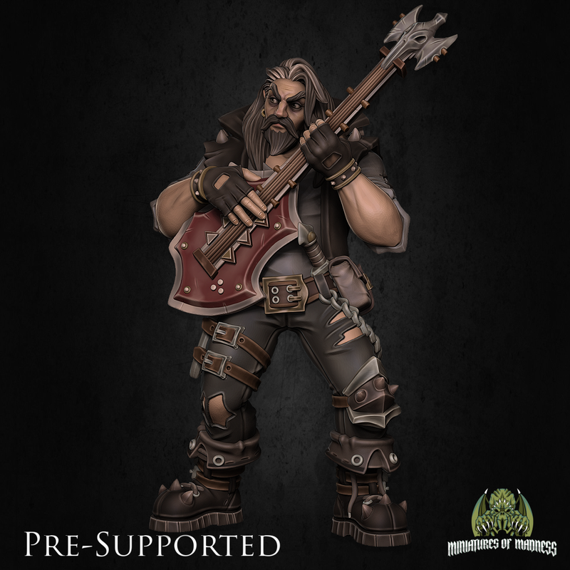 Magnus The Outsider Bard [32mm] Human Musician - Only-Games