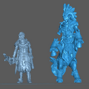 (0114) Male warrior centaur with spear and shield - Only-Games