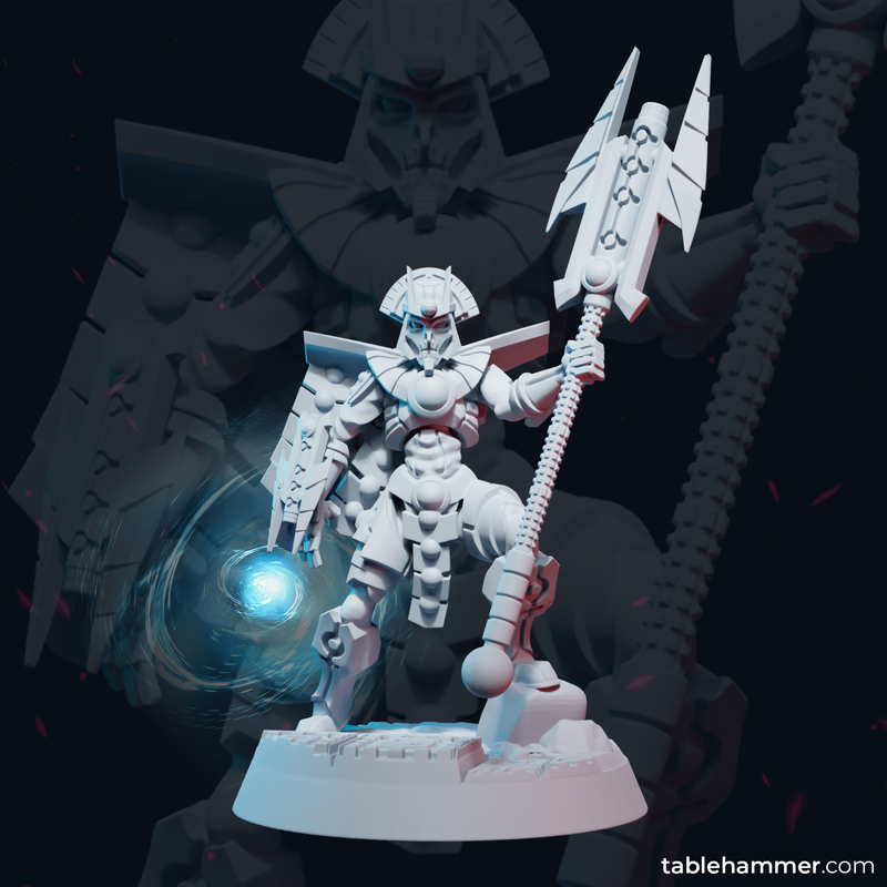 Necroyd Tomb Lord – Leader with blast staff and arm mounted crossbow - Only-Games