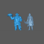 (0160) Male half orc human firbolg tiefling bar man - Only-Games