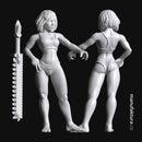 Sedition Series 05b - Gene-enhanced Female Battle Sister with Chainsaw Sword - Only-Games