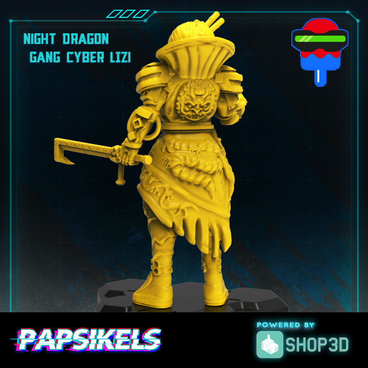 Night Dragon Gang Cyber Lizi - Only-Games