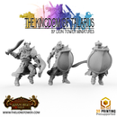 Kingsguard Shield Guard (12 x 32mm scale minis) - Only-Games