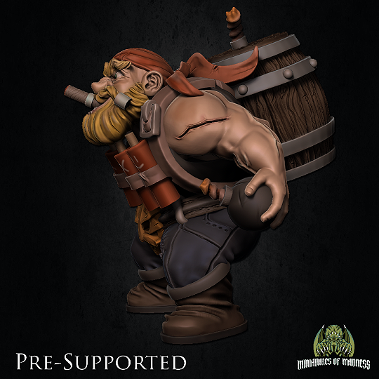 Dwari The Dinamiter [PRE-COLORED] 32mm Scale - Only-Games