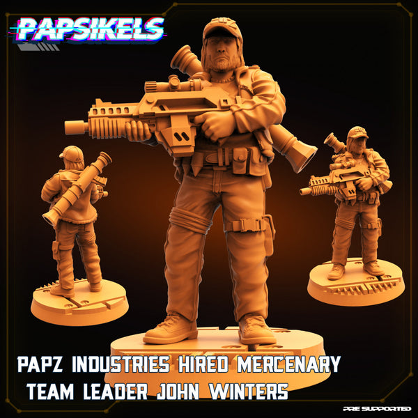 PAPZ INDUSTRIES HIRED MERCENARY TEAM LEADER JOHN WINTERS - Only-Games