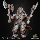 Ignes The Assoult [32mm Scale] Female Dwarf Fighter - Only-Games