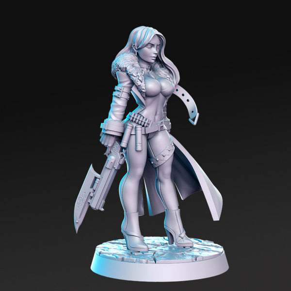 Trish - Female gunslinger - 32mm - DnD - Only-Games