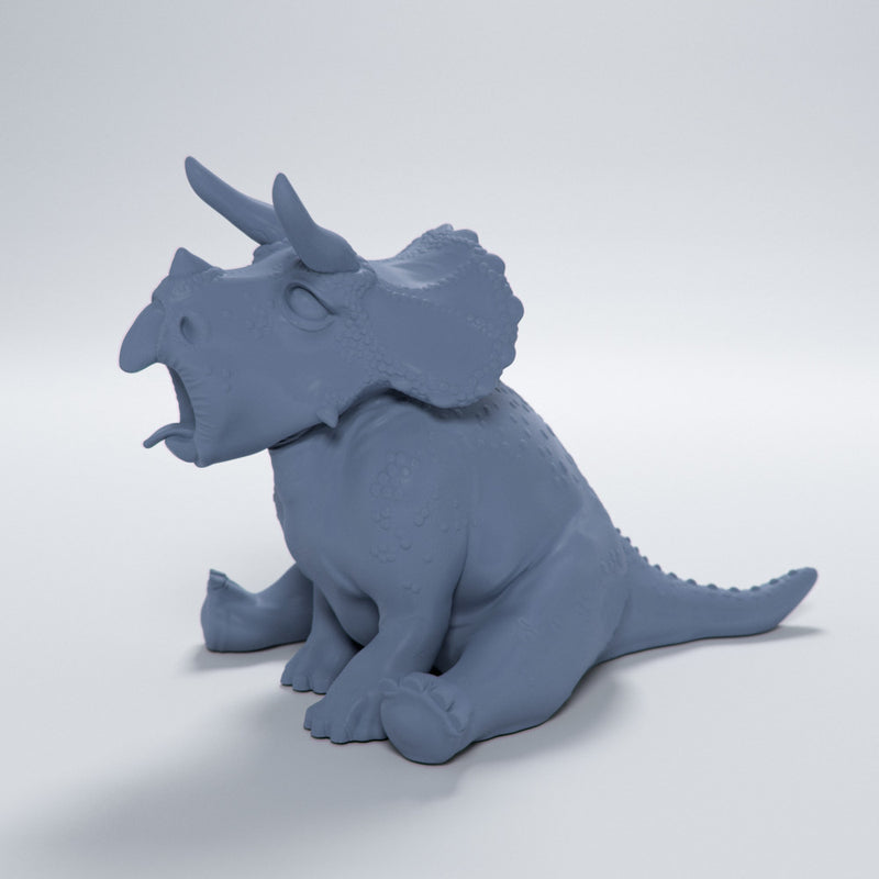 Triceratops sitting cute dino - Only-Games