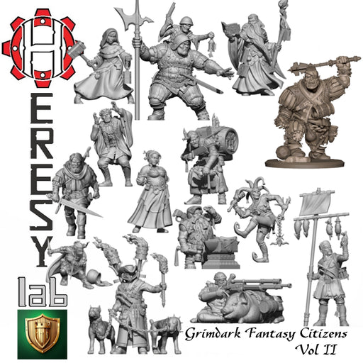 ABS002 - Grimdark Fantasy Citizens Vol II - Only-Games