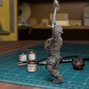 City Guard Hammer - Frostgrave Pathfinder - Fantasy DND - TytanTroll Miniatures - Only-Games