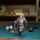 Town Guard Running - Frostgrave Pathfinder - Fantasy DND - TytanTroll Miniatures - Only-Games