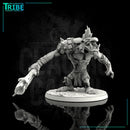 (0034) Male wild Troll with club and axe - Only-Games