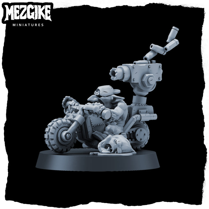 Runt biker gang (5 physical multipart miniatures) - Only-Games