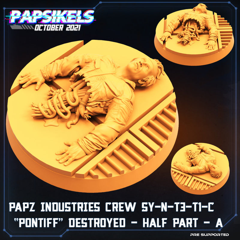 PAPZ INDUSTRIES CREW SY-N-T3-T1-C PONTIFF DAMAGED SET - Only-Games