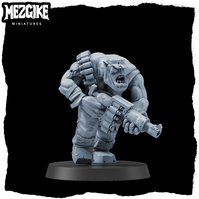 Orc shoota gruntz (5 physical multipart miniatures) - Only-Games