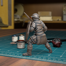 City Guard Sword and Shield - Frostgrave Pathfinder - Fantasy DND - TytanTroll Miniatures - Only-Games