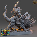 Balthazar Doublefang on Horned Wolf - The Order of Greybone - Only-Games