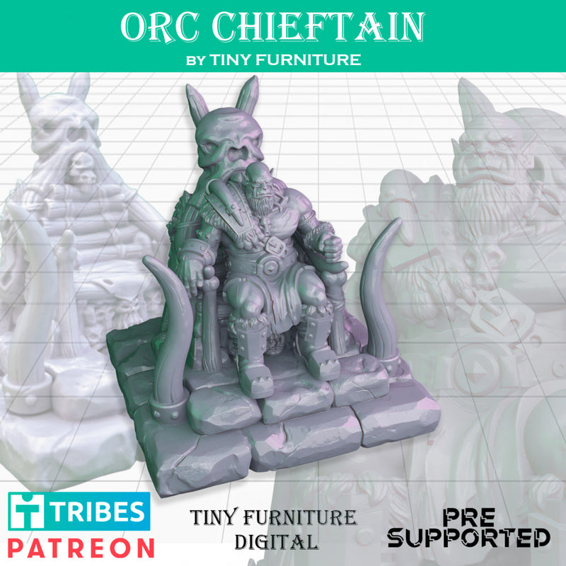 Orc Chieftain (SITTING FOLKS) - Only-Games