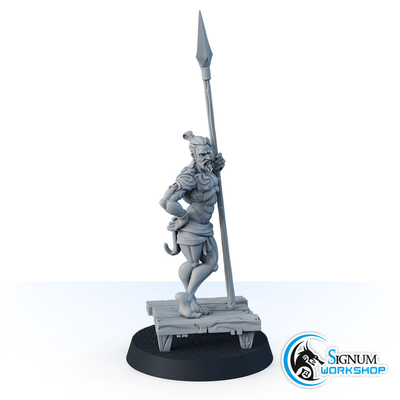 Model with spear - Only-Games