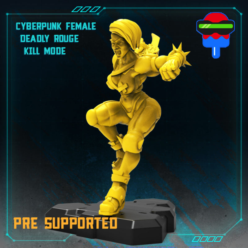 CYBERPUNK FEMALE DEADLY ROGUE KILL MODE - Only-Games