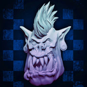 Orc Punk Heads - Set A (Boss Size) - Only-Games