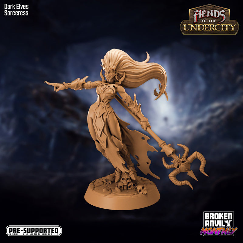 Fiends of the Undercity - Dark Elf Sorceress - Only-Games