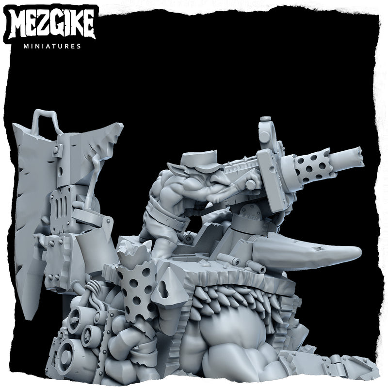 Mezgob, da orc scrap boss (physical miniature) - Only-Games
