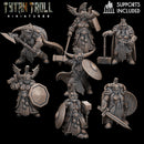 Female Bearded Dwarf Bundle - TytanTroll Miniatures - DnD - Fantasy - 32mm - Only-Games