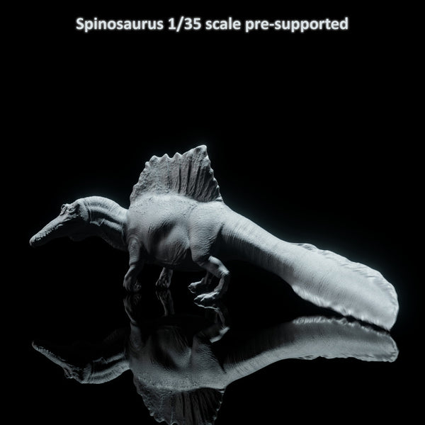 STL file Charonosaurus running 1-35 scale pre-supported dinosaur