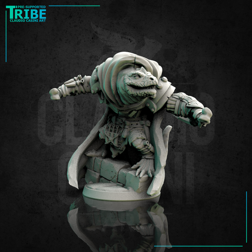 (0132) Troglodyte lizard assassin rogue thief wit knives - Only-Games