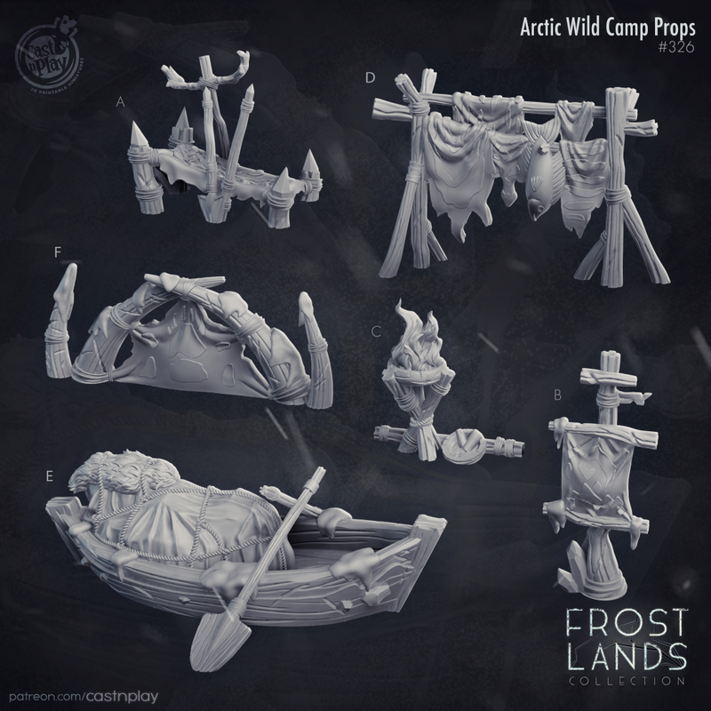 Arctic Wild Camp Props - Only-Games