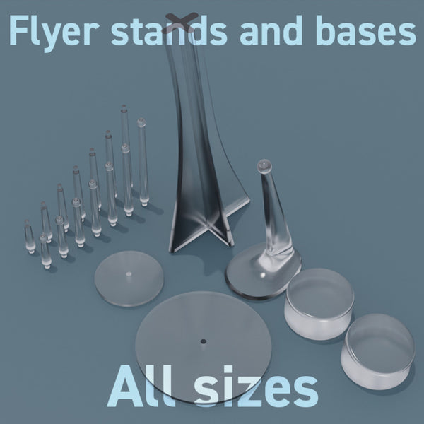Wargaming flyer stands and bases set all sizes | 32mm 60mm and more! - Only-Games