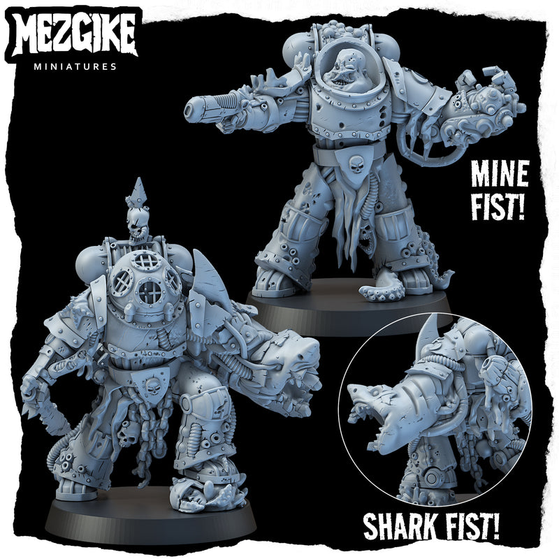 Dredge marine warriors (10 physical multipart miniatures) - Only-Games