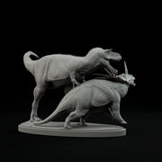 Gorgosaurus vs Styracosaurus 1-35 scale dinosaur - Only-Games
