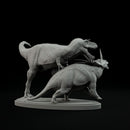 Gorgosaurus vs Styracosaurus 1-35 scale dinosaur - Only-Games